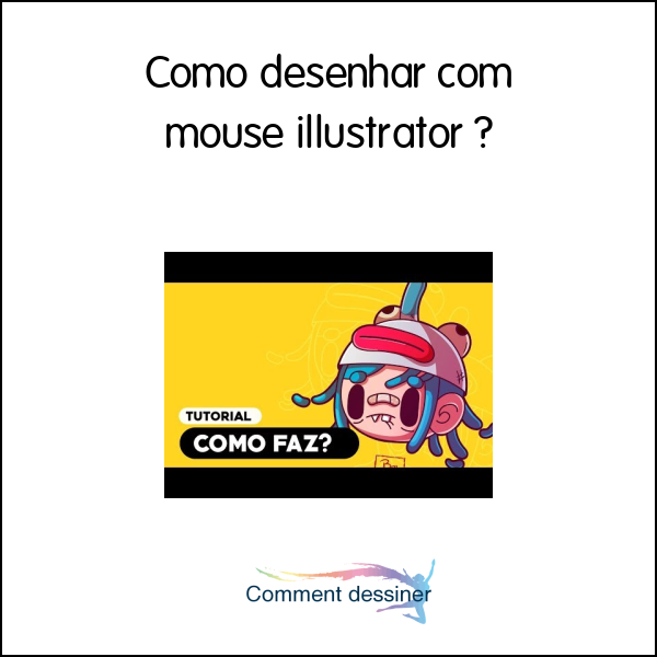 Como desenhar com mouse illustrator
